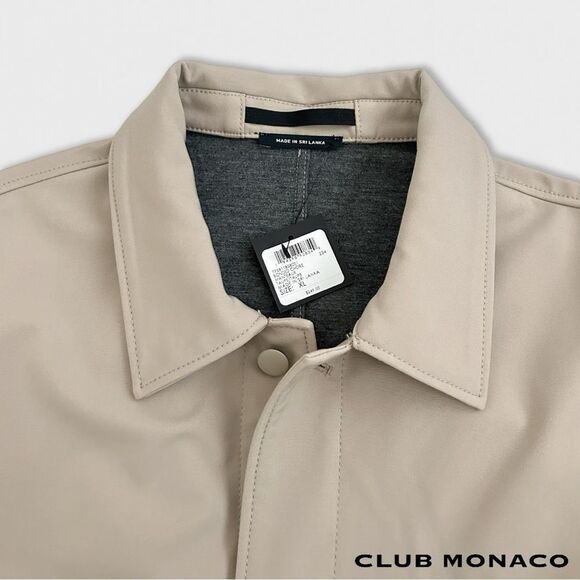 Club Monaco **NWT** Men’s Taupe Bonded Chore Coat - Picture 12 of 12